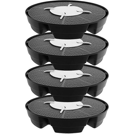 4PcsFlower pot Base capacité Self arrosage plante Saucer avec Mesh Holes plante eau Catcher Drip plateau jardin (1/5)