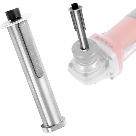 Rouleau de satin à filetage M14 - Polyvalent - Filetage M14 - Robuste et durable - Facile à démonter - Rouleau de satin, adaptateur de mandrin - Embout de ponçage pour meuleuse d'angle, ponceuse à (1/5)