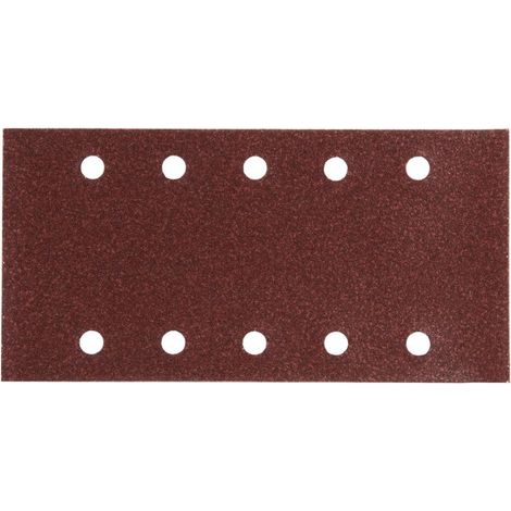 Makita Schleifpapier, 10 Stk., 115x229 mm, K 80, 10 Löcher (1/4)
