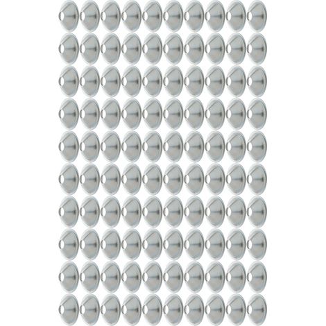 100 rosaces coniques zinguées Ø28 - hauteur 9 mm - Arcanaute (1/2)