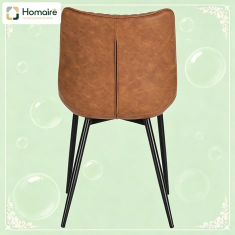 Chaise de jardin marron clair 46 x 40,5 x 85.5 cm HOMAIRE (1/5)
