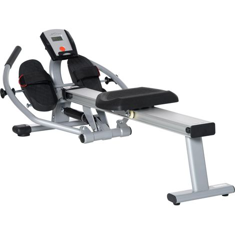 Vogatore 12 Resistenze 160x61x50 cm con Monitor in Alluminio e Acciaio (1/5)