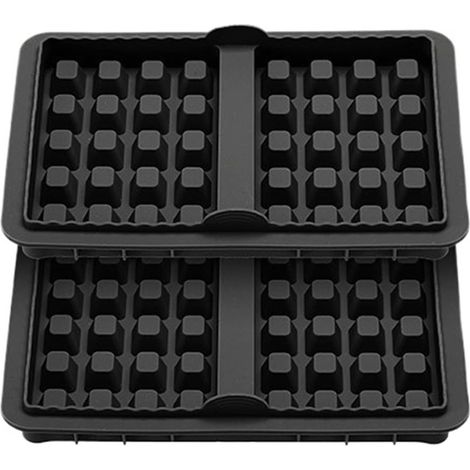 Moule à gaufres en silicone (2 pièces), autres accessoires pour plaques de cuisson pour friteuse à air chaud (1/5)