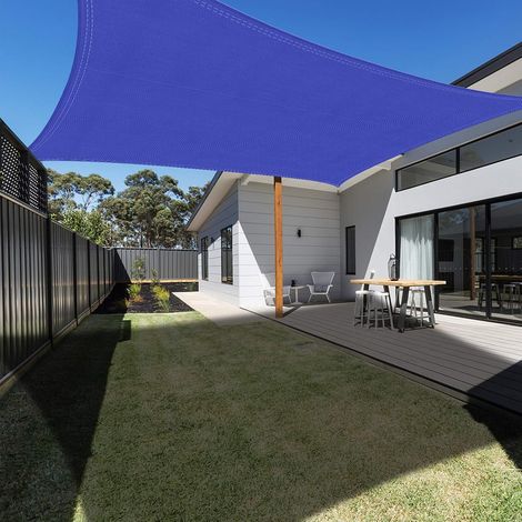 Shade sail 3x4m Klein Blue (1/5)