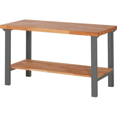 STIER Werktisch Premium mit Ablageboden BxTxH 1500x700x840 mm (1/5)
