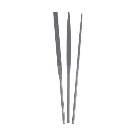 Fichier aiguille mob needle file set acier chrome 140 mm