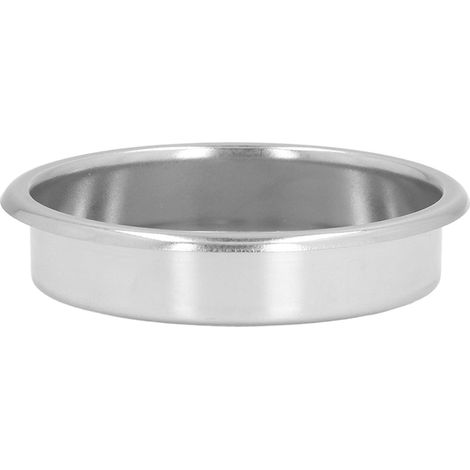 58-mm-Blindfilter für halbautomatische Kaffeemaschine, Reinigungsschüssel aus Edelstahl für die Rückspülung (1/5)