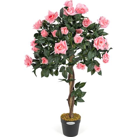 Artificial Rose - Pink (3ft) (1/5)