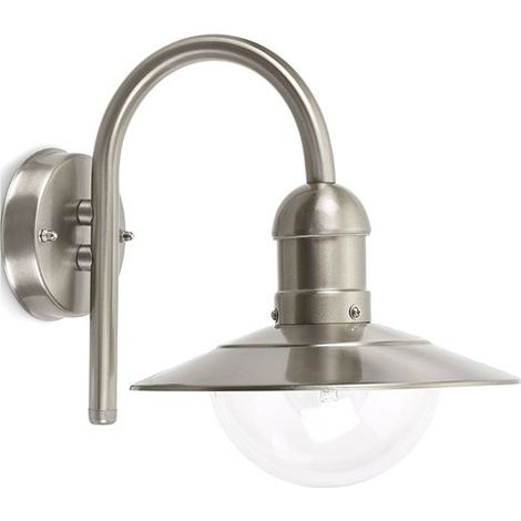 Außenwandleuchte Edelstahl E27 Abwärts - Prolight