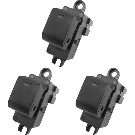 Conjunto de interruptores de elevalunas eléctricos para puertas delanteras y traseras (3 unidades) con control de asistencia para Frontier Pathfinder Murano (1/2)