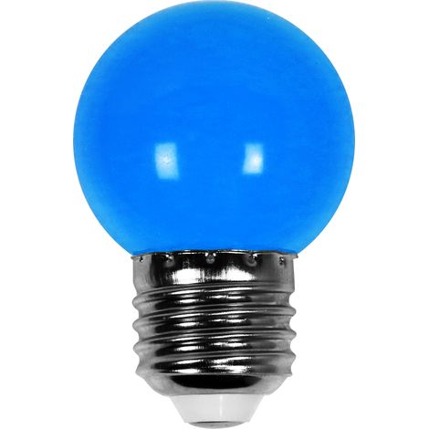 Skylantern – Ampoule led E27 1,5W bleu pour guirlande guinguette – IP65 – Diamètre 5cm – Éclairage extérieur décoratif (1/6)