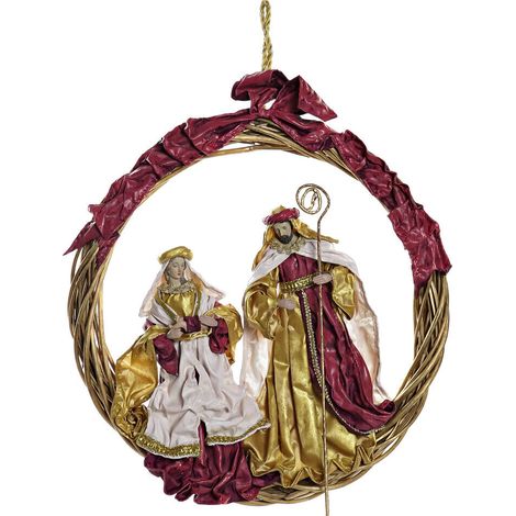 Nacimiento Poliester 50X5X50 Corona Rojo NV184537 (1/3)