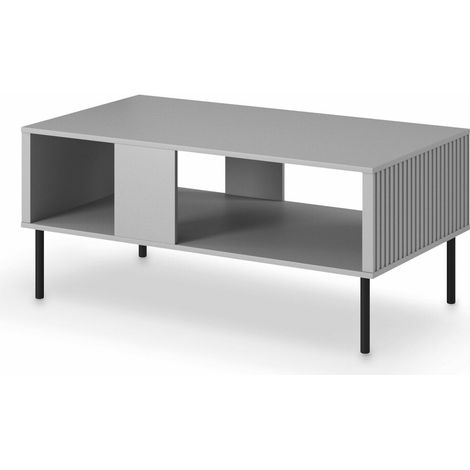 Mesa de centro Evartivu 100 , 48x60x110cm, Diámetro: 0, Aglomerado laminado, Angular