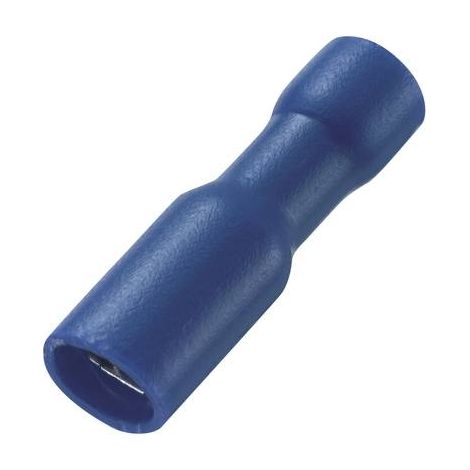 TRU COMPONENTS 738995 738995-CONFEZIONE DA 100 CAPICORDA DA 1,50 MM², DIAMETRO PERNO: 4 MM, COMPLETAMENTE ISOLATO, COLORE: BLU