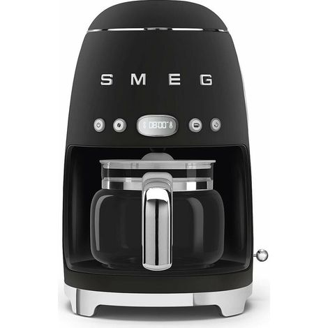 Cafetera de goteo de smeg 50´style negro mate (1/4)