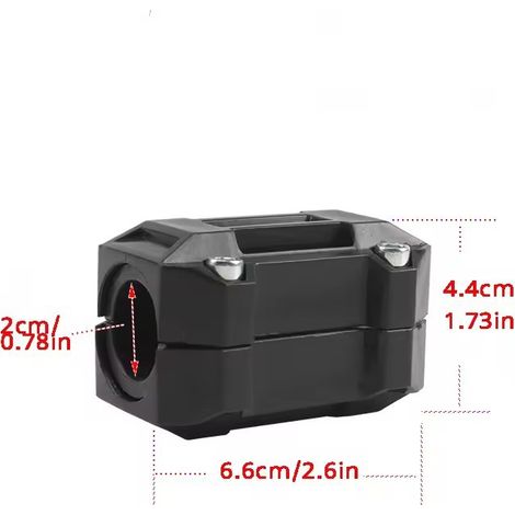 Modified bumper protection blocks, 22/25/28 mm, suitable for motorcycles from Yamaha, Honda and Kawasaki.