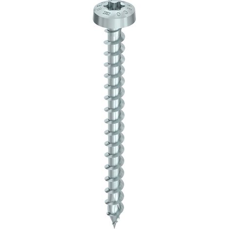 HECO-Topix-Plus-Schraube - Ø3,5x16mm - Runder Kopf - Variables Gesamtgewinde - T20 - Packung mit 1000 Stück - 60203 (1/4)