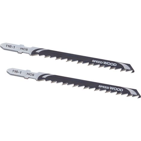 Hojas HCS para sierra de calar para madera x2 68mm Stanley STA21072-XJ
