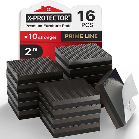 Patin antiderapant X-PROTECTOR - 16 pcs 50 mm Patin Caoutchouc Premium (1/5)