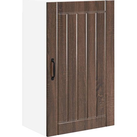 Maison Exclusive - Armario de Pared LUCCA Marrón Roble 50 x 31 x