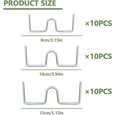 Écarteur de branches - Outil auxiliaire pour arbres fruitiers - Mise en forme des branches - Forme en M - Lot de 30 pièces (1/2)