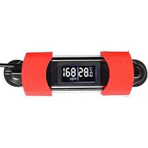 Termometro per acquario, display digitale HD, alimentazione USB, impermeabile, con funzione di calibrazione, termometro per acquari marini con test della qualità dell'acqua TDS.