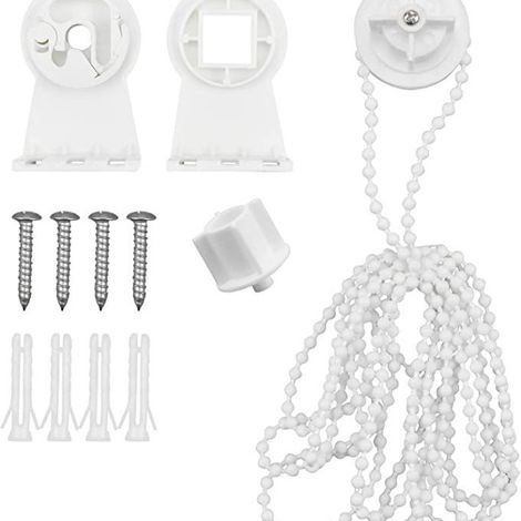 28mm universal plastic beaded roller blind/curtain control head, roller blind accessories, includes a 3-meter beaded chain. (1/5)
