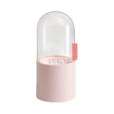 Boîte de rangement pour pinceaux cosmétiques en cristal transparent (rose)-Fei Yu