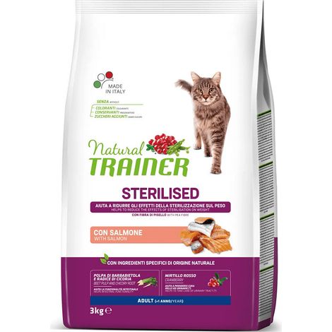 Trainer Gatto Sterilised 3 kg Salmone
