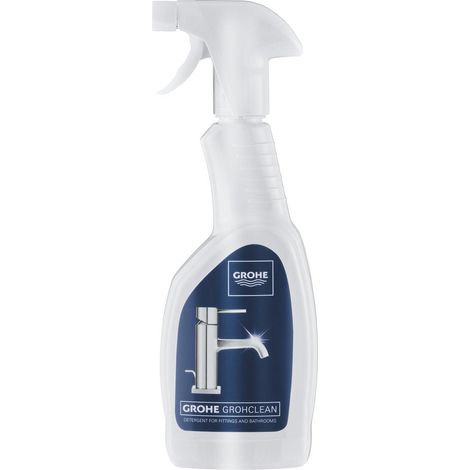 GROHE 48166000 Grohclean, Detergent for The Bathroom and Kitchen, Based On Citric Acid, 500 Ml Recyclable Spray Bottle