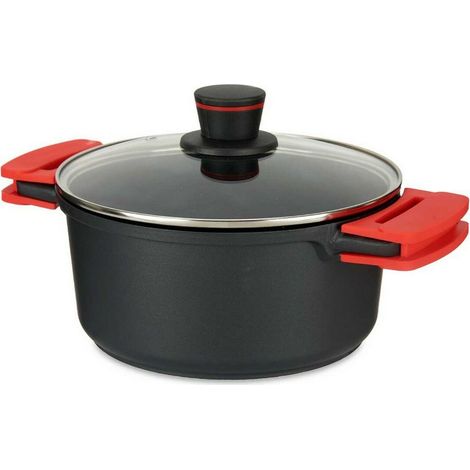 Cacerola Molten Negro Aluminio (Ø 24 Cm) (1/2)