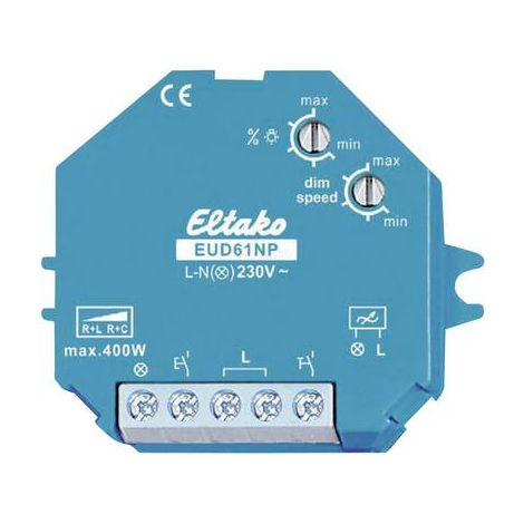 Eltako EUD61NP-230V variateur bleu encastré 400W (1/2)