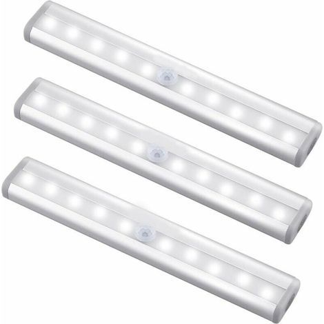 Detector de movimiento LED inalámbrico: alcance de detección de hasta 3 metros, fácil montaje magnético, ideal para armarios, cocinas y garajes. (1/5)