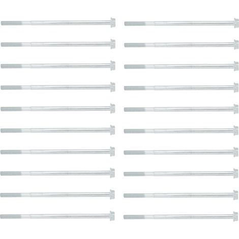 20 vis à tête plate hexagonale longue M6x135 pour raccords de générateur (1/5)