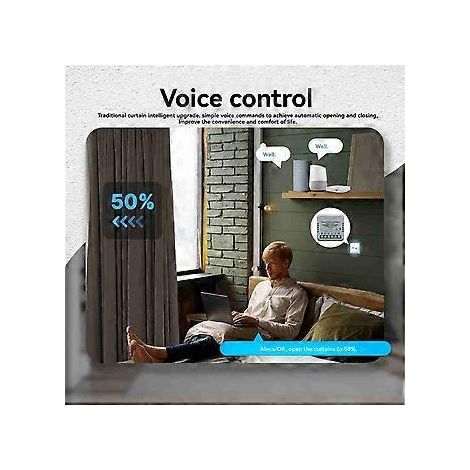 Tuya Zigbee Smart Curtain Switch Modul Rollo-Motorschalter App-Fernbedienung Kompatibel mit Alex