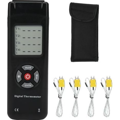 TL-TK04 4K Type Sonde de température Thermocouple Type de contact Thermomètre LCD Thermomètre numérique (1/5)