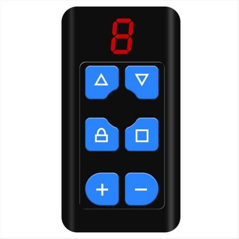 TéLéCommande MultifréQuence 8 Canaux pour Portail, Porte, Volet Roulant, Porte de Garage, Porte ÉLectrique, Copie de TéLéCommande A (1/4)