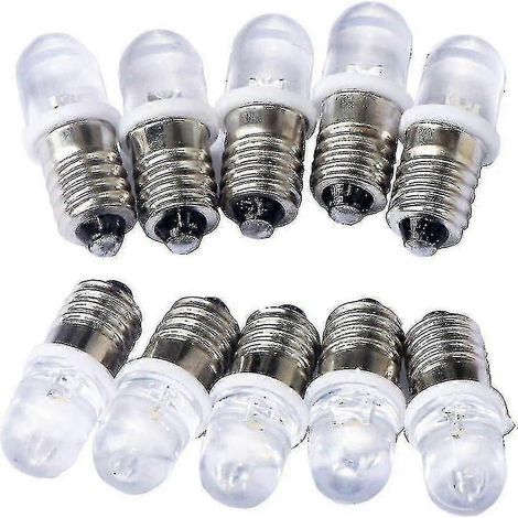 10 ampoules LED spots E10 12V (1/5)