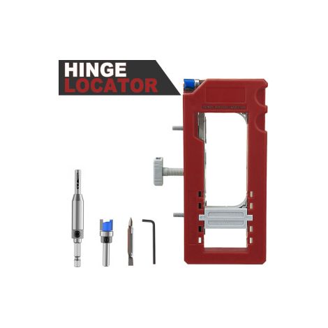 Lot de 2 gabarits de rainurage pour paumelle – Machine portative à mortaiser – Kit d’installation pour charnières de porte (1/5)