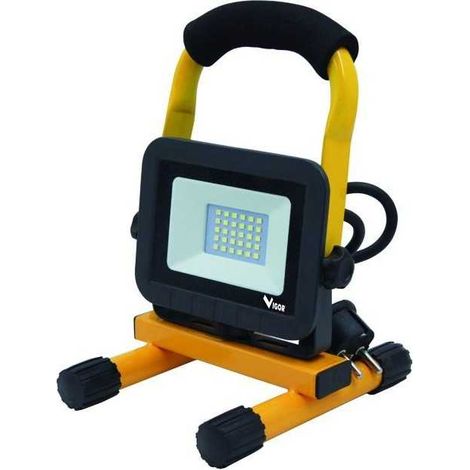Proyector LED Vigor Worky-20 Soporte Cable + Enchufe 20W-1500Lm