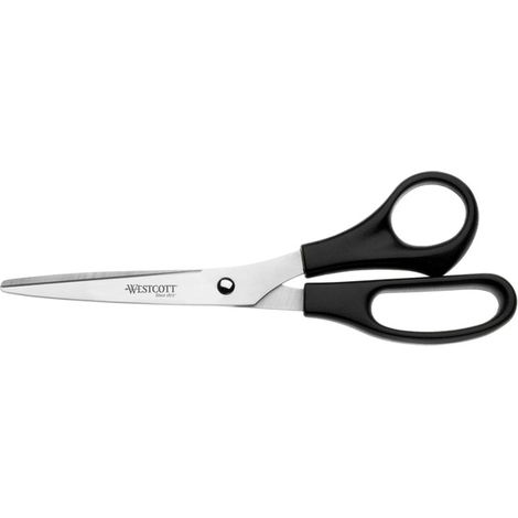 Westcott Ergonomische Linkshänder-Scheren schwarz 210 mm