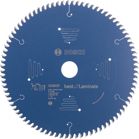 Sierra Circular Cuchilla 254X30 Mm Z 84 Tr-F Boschbest De Laminat