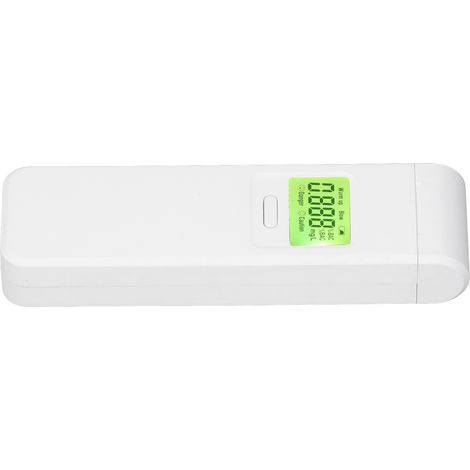 Éthylotest professionnel, précis et portable pour détecter la conduite en état d'ivresse avec affichage numérique HD pour la maison et les fêtes (DC 2–3,3 V) (1/5)
