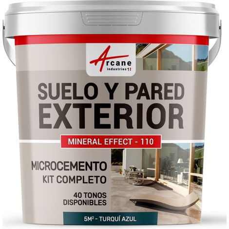 Microcemento para exteriores: suelos, muros, terrazas, balcones, escaleras