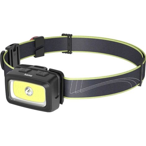 Hama HL350 Torcia nera, blu, gialla con archetto LED