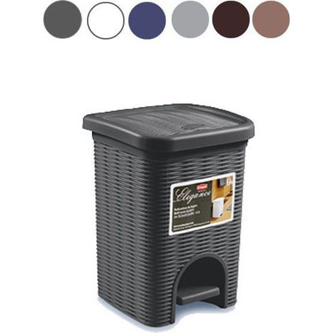 Pattumiera Bidone a Pedale elegance 6 litri blu navy