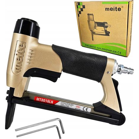 Agrafeuse Pneumatique Tapissier Meite MT8016LN, Pistolet Pour Agrafes Type 80