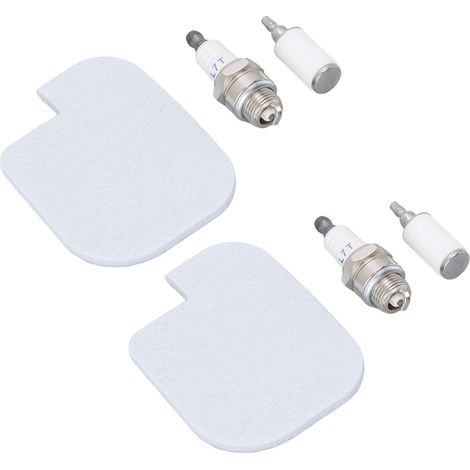 Kit d'entretien de Tronçonneuse 2 Ensemble épe Filtre à Air Portable Bougie D'allumage pour McCulloch CS360T CS400T CS420T Tronçonneuses Accessoires Outils de Jardin Durables (1/5)