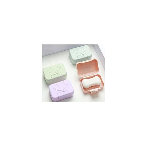 4 Pack Boîte à Savon Portable de Voyage avec Couvercle Porte-Savon Étanche et Scellé pour la Maison, Salle de Bain, Randonnée, Voyage, Camping et Autres activités de Plein air(4 Couleurs) (1/5)