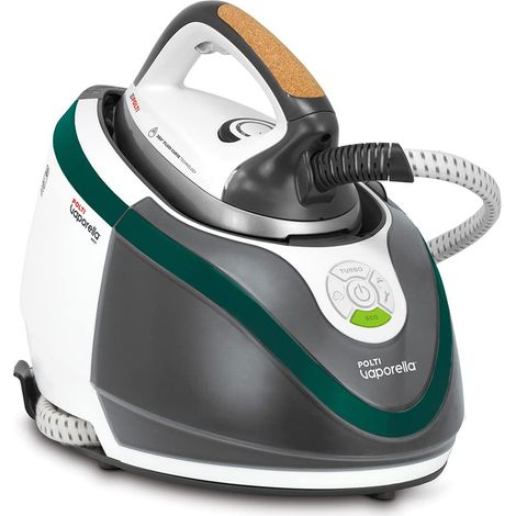 Polti Vaporella Next VN18.65, Ferro da stiro con Caldaia ad Alta Pressione Max 7,2 Bar, Potenza 2200 W, Funzione Turbo e Eco, autonomia illimitata, Serbatoio 1,3 L, Steam Pulse 450g, Bianco e Verde (1/5)